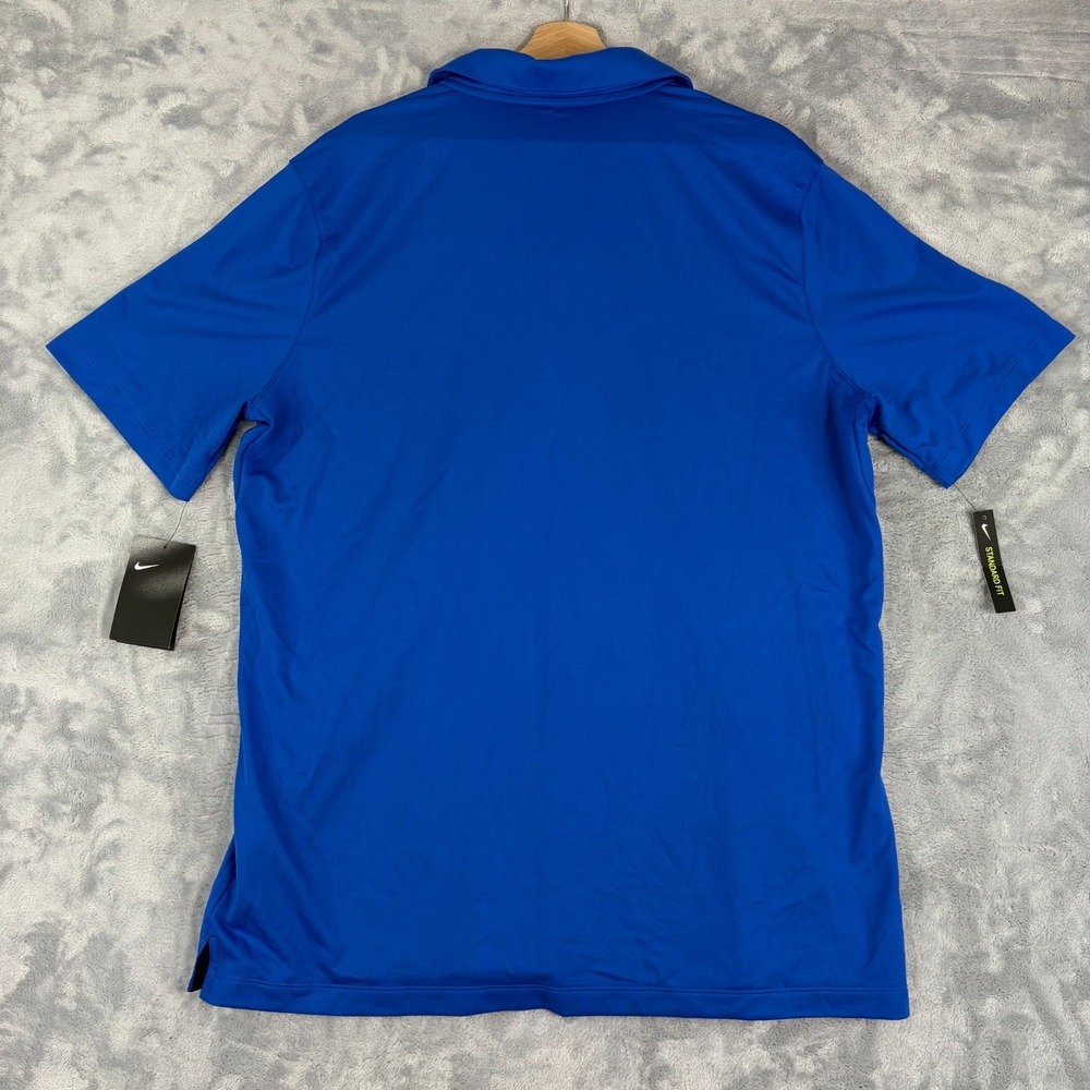 Nike Sideline Dri-Fit Polo Mens Size XLT Royal Blue CT4581-480 Standard Fit NEW - Picture 9 of 9